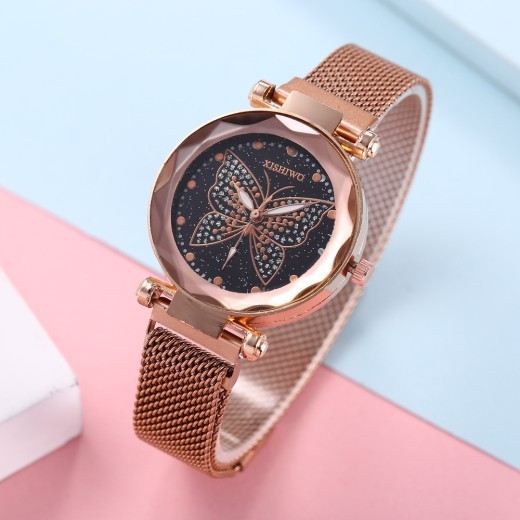 Butterfly Suit Gift Box Butterfly Dial Watch Butterfly Necklace Bracelet Earrings