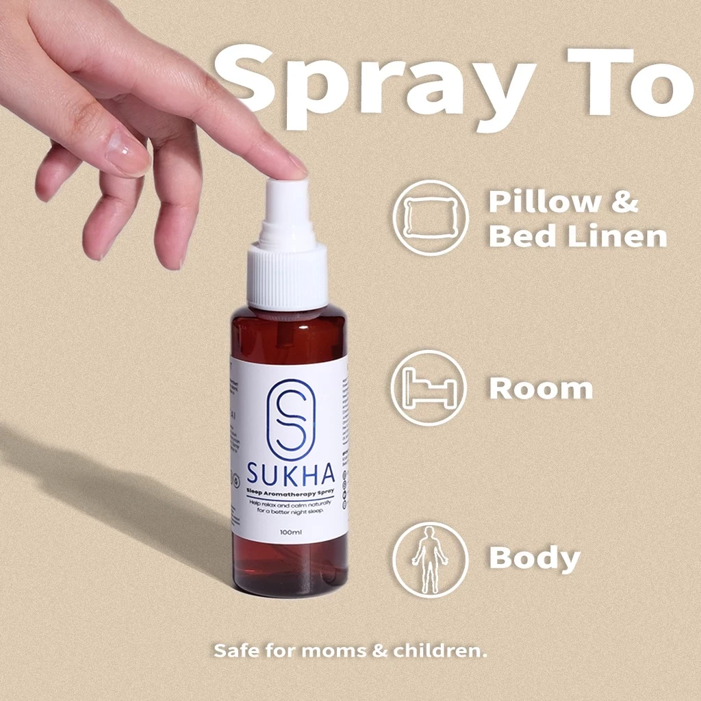 Sukha Pulas - Natural Deep Sleep Aid Aromatherapy Spray 100ml