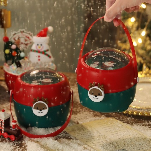 Christmas Small Gift Plastic Handbag