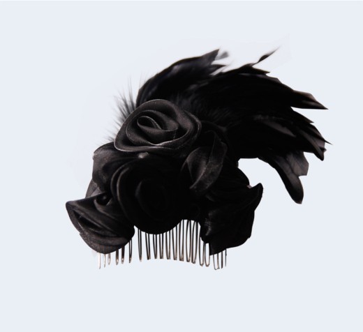 Creative Gothic Women's Flower Hair Clips