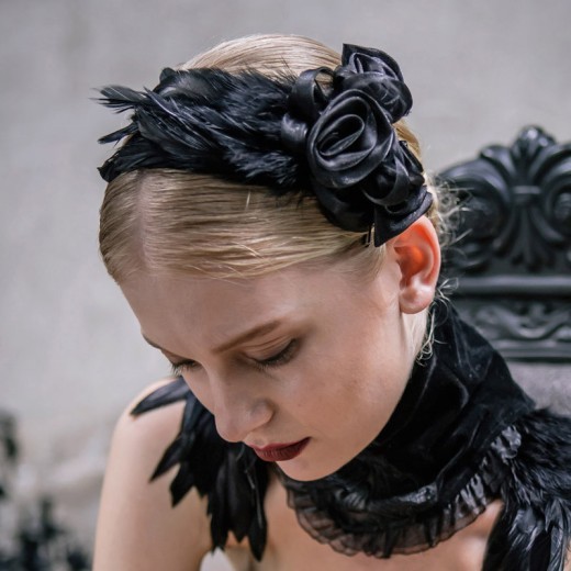 Creative Gothic Women's Flower Hair Clips