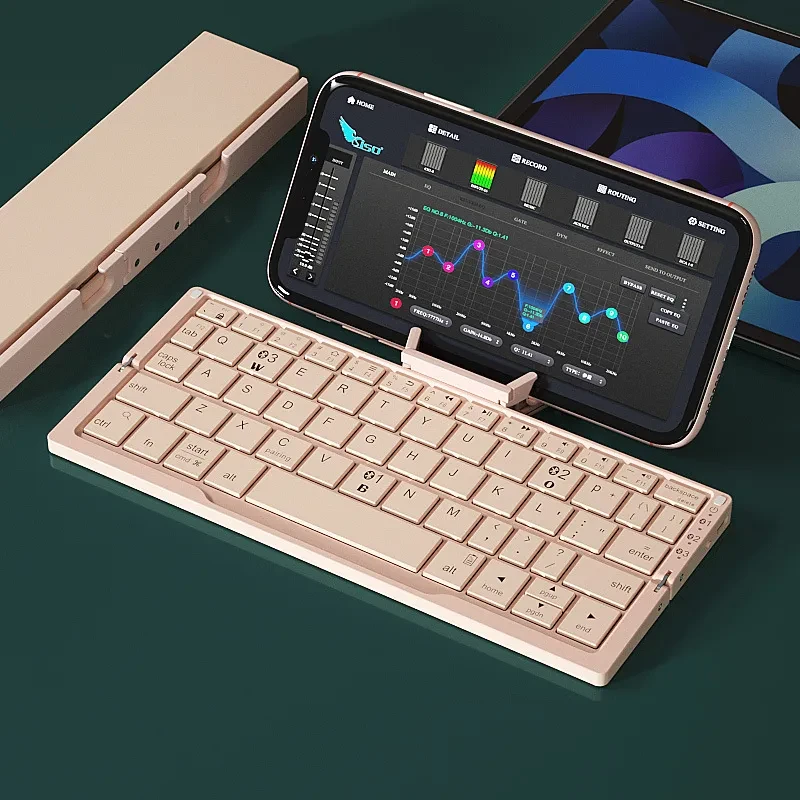 Mini Folding Bluetooth Keyboard Wireless