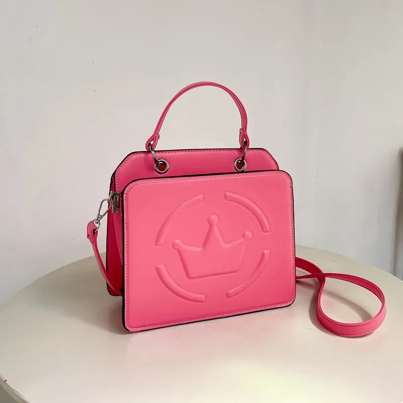 Women's Shoulder Bag Embossed Simple Cross-border PU Soft Leather Textured