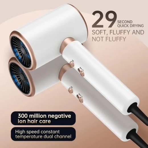 F37 2000W Gear Professional Hair Dryer Negative Lonic Blow Dryer Hot Cold Wind Air Brush Hairdryer Strong PowerDryer Salon Tool