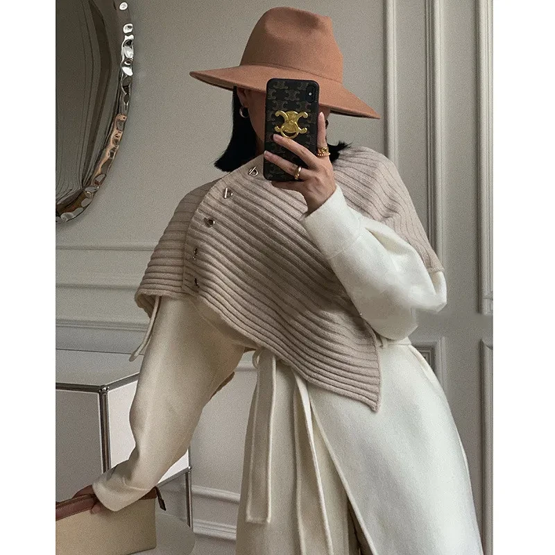 Temperament Woolen Women's New Product Pullover Scarf