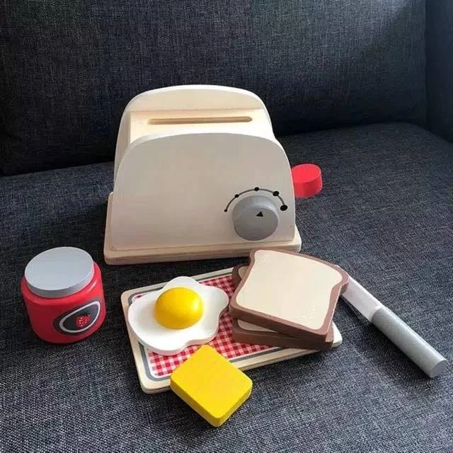 Edufuntoys - WOODEN KITCHEN TOYS toaster/ coffee/wood cooking hotpot/ wooden toys