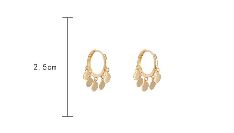Mini Wafer Earrings