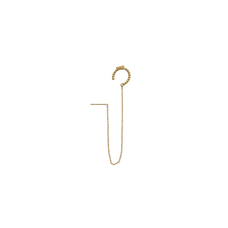 Women's Vintage Copper Chain Tassel Earrings