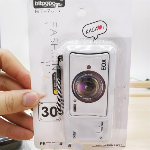 Correction Tape Student Office Stationery Creative Fun Funny Camera Correction Tape Correction Tape Correction Tape Cartoon Cute