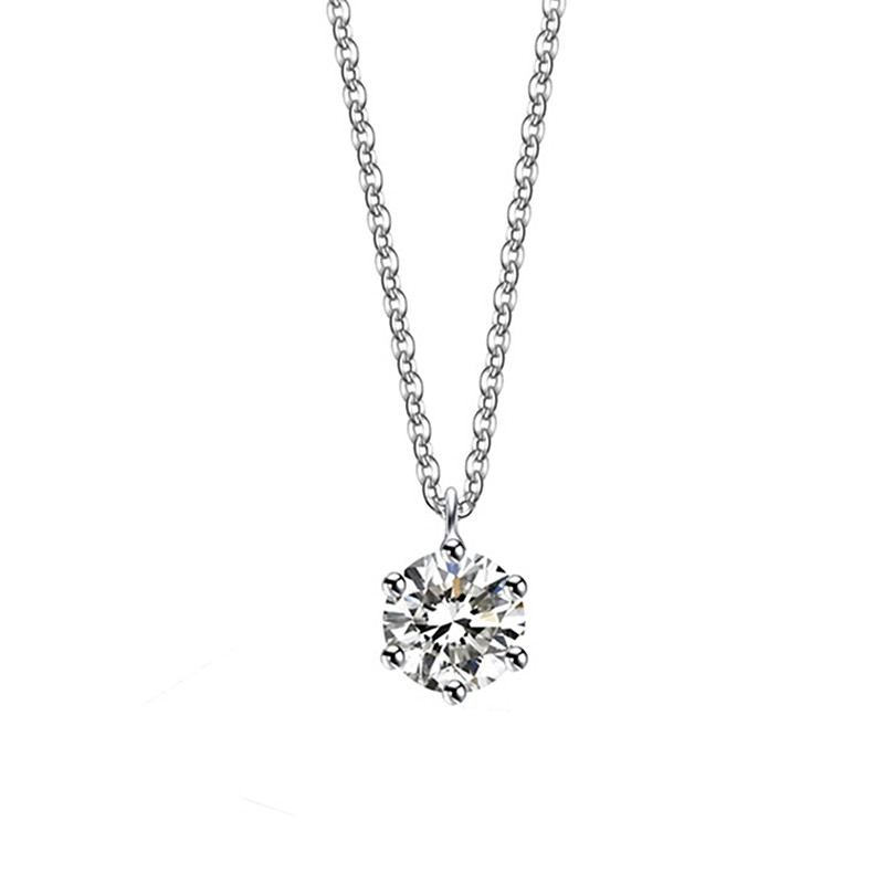 Hot 925 Sterling Silver Plated Necklac