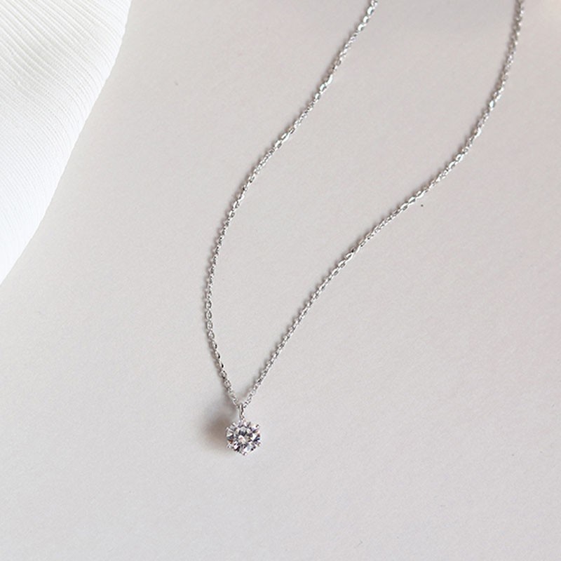 Hot 925 Sterling Silver Plated Necklac