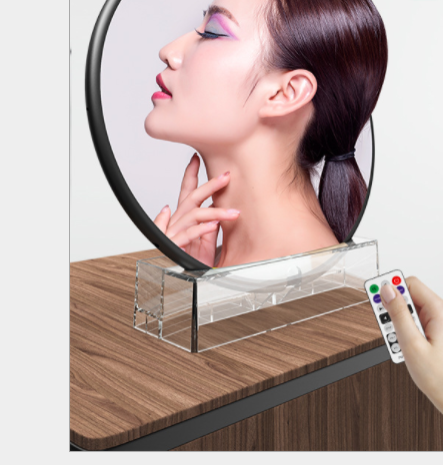 Wholesale 7 Inch Round Magic Mirror Makeup Mirror Digital Photo Frame Digital Photo Frame