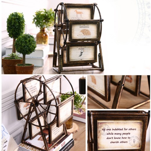 Combined plastic children's photo frame