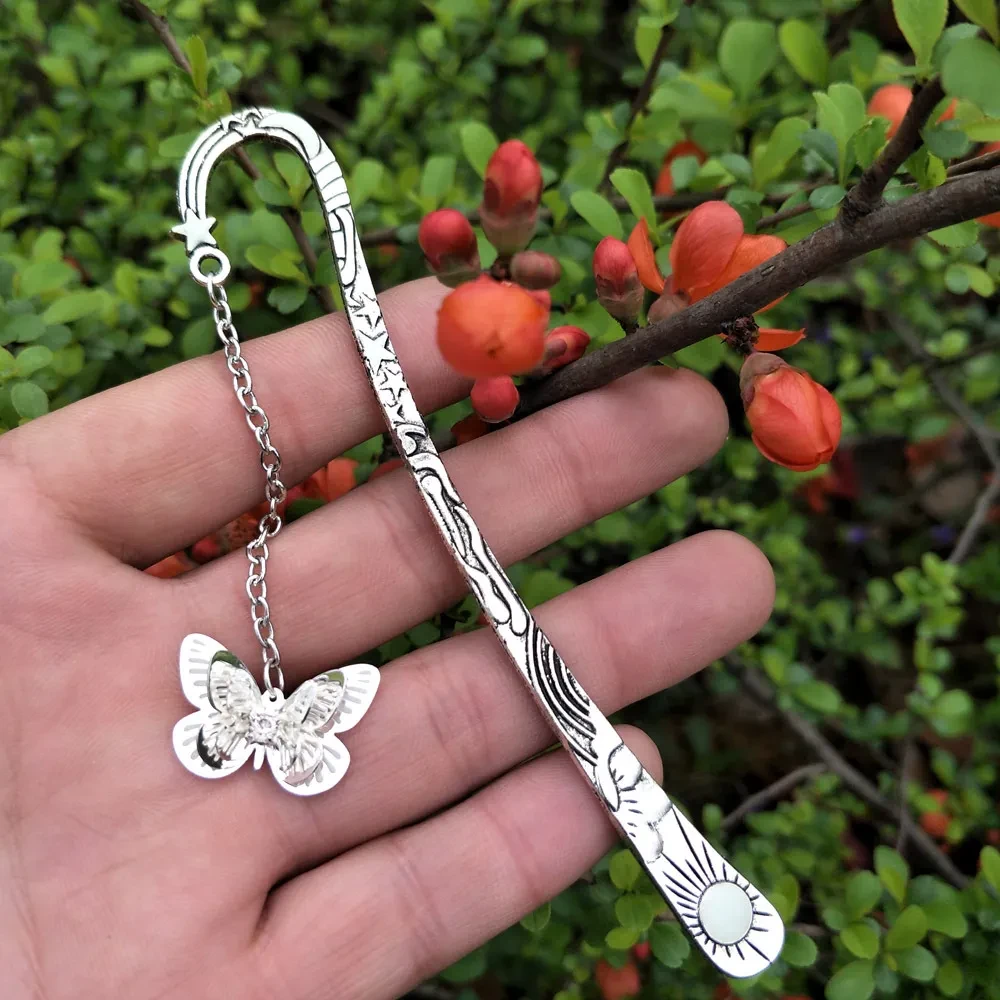 Retro Luminous Metal Bookmark