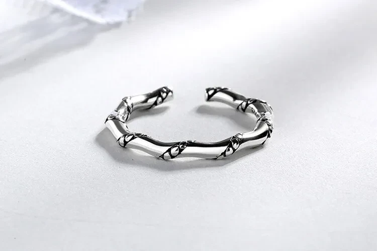 Temperament Bamboo Retro Ring