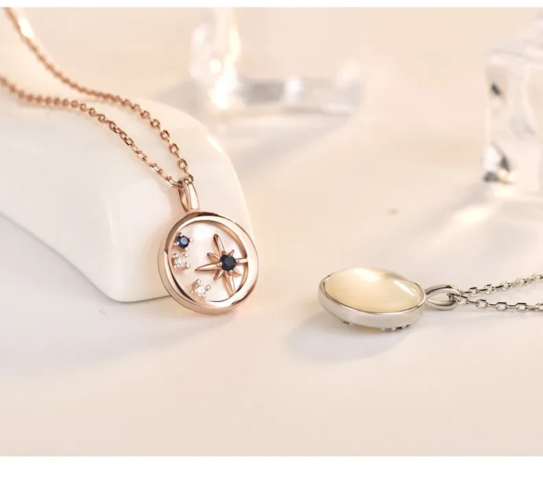 Niche retro shell necklace