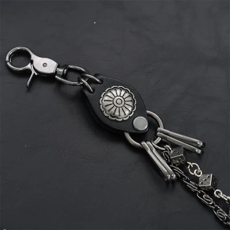 Retro Double Layer Retro Hip Hop Trendy All-match Waist Chain