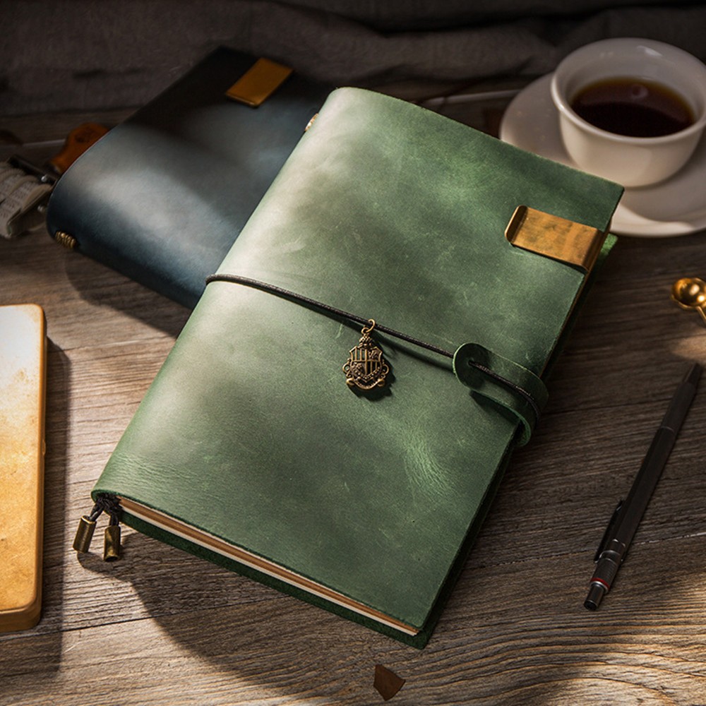 Handmade First Layer Cowhide Leather Binder
