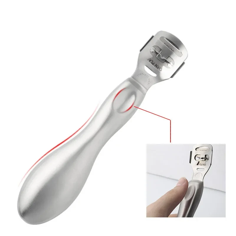 Nail Art Stainless Steel Pedicure Planer Horny Foot Scraper