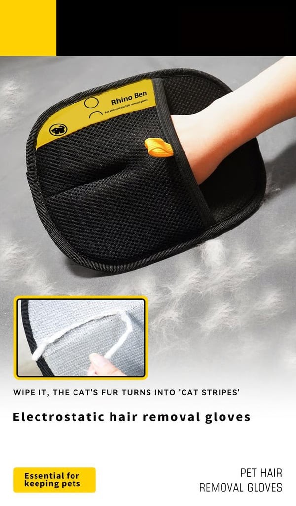 Magic Pet Grooming Glove - Stronger Than Lint Rollers