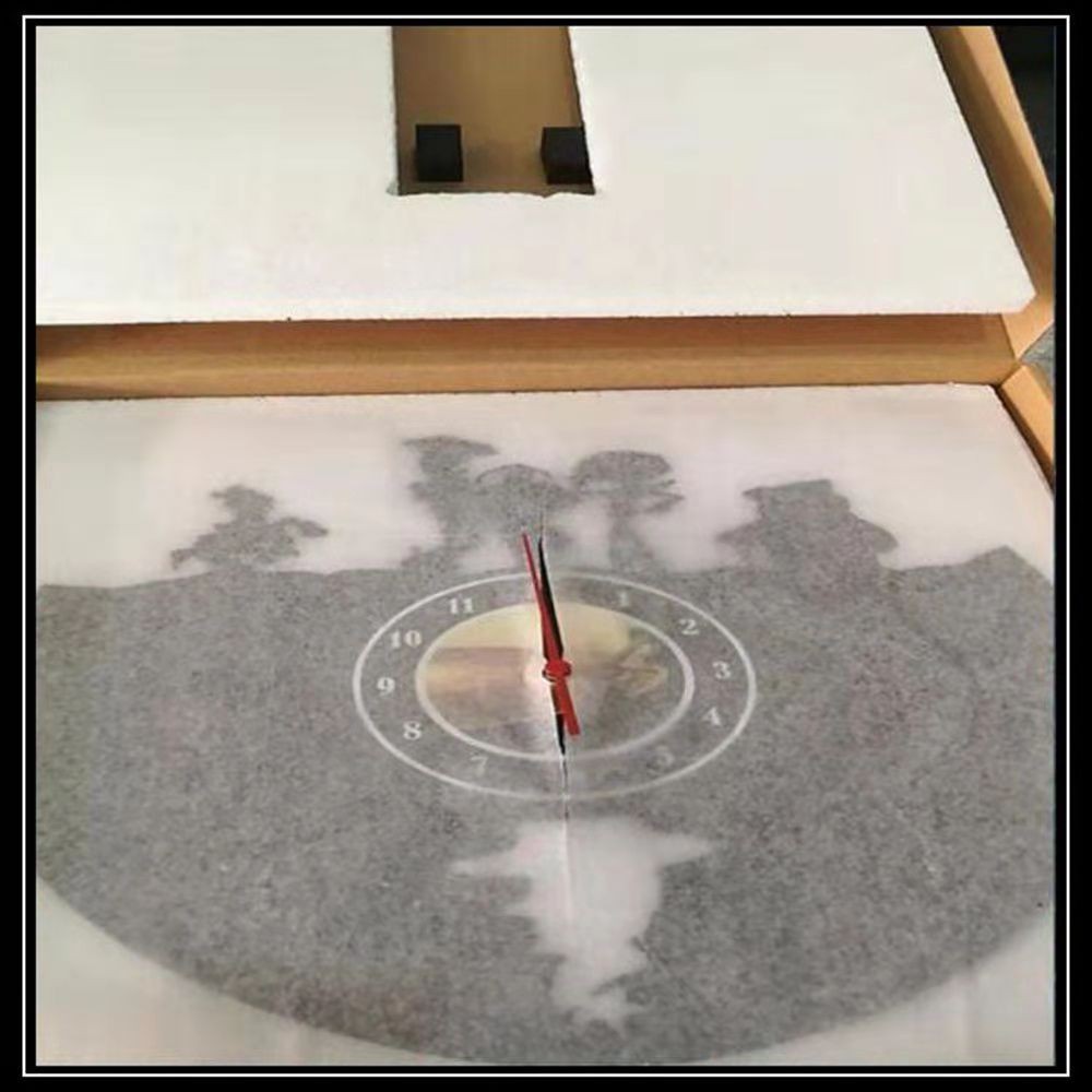Art vinyl record wall clock