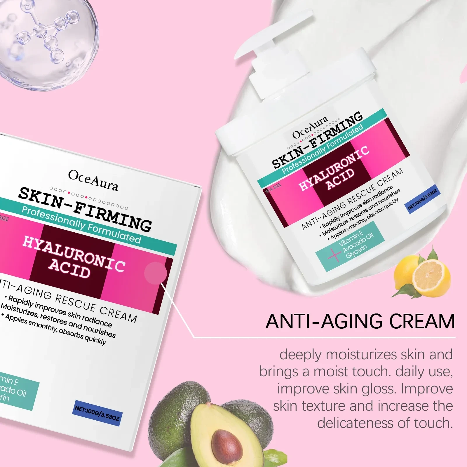Gentle Nourishing Moisturizing Fade Skin Fine Lines Moisturizing Skin Care Tightening Cream