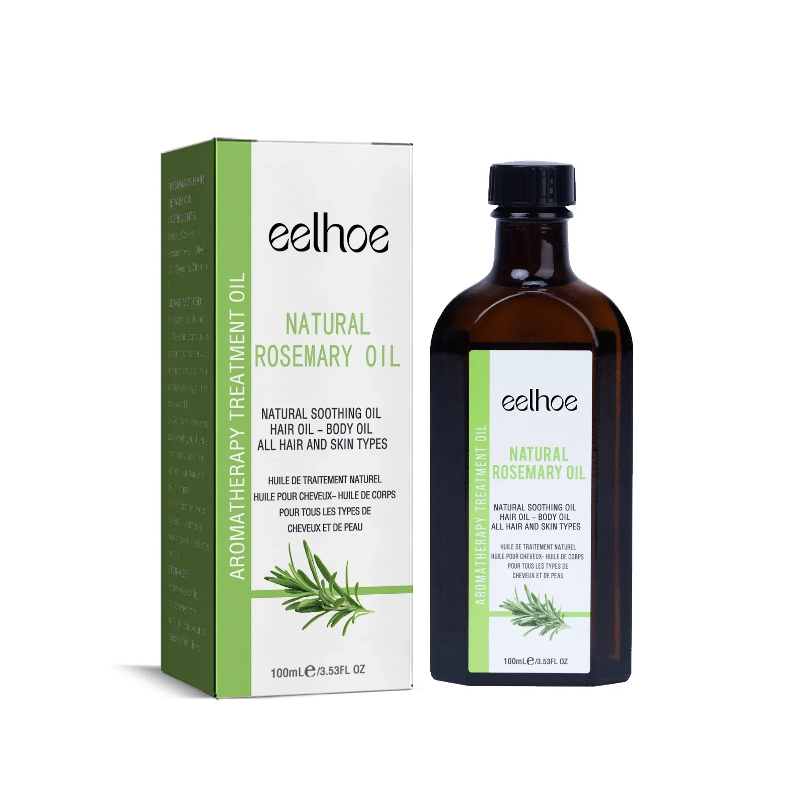 Rosemary Luxe Hair Oil  Anti-Frizz & Softness for Long-Lasting Shine