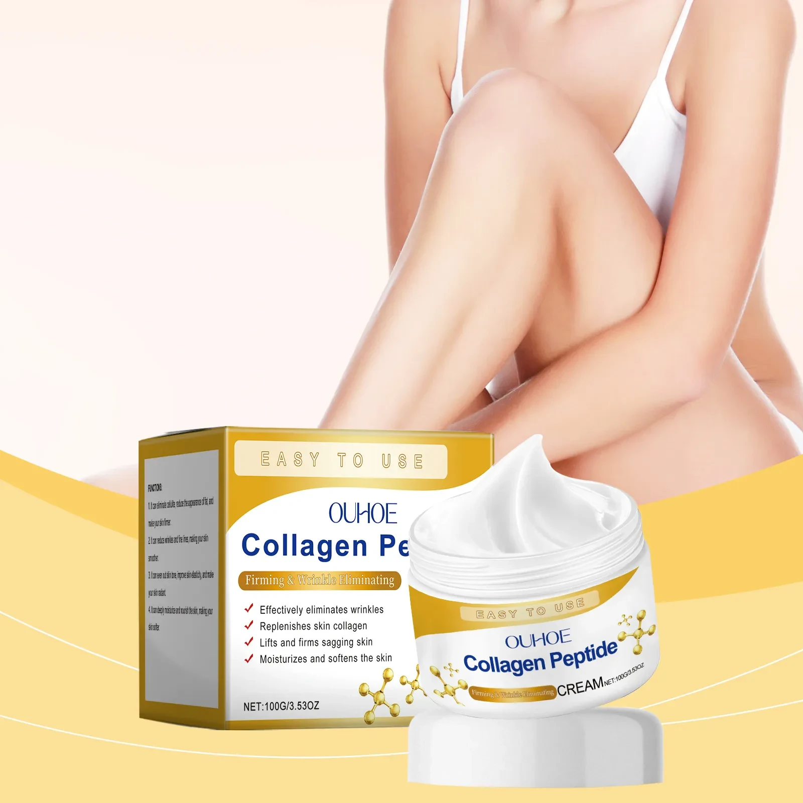 Hydrating Nourishing Firming Skin Brightening Care Elastic Moisturizing Skin Rejuvenation Refreshing Body Cream