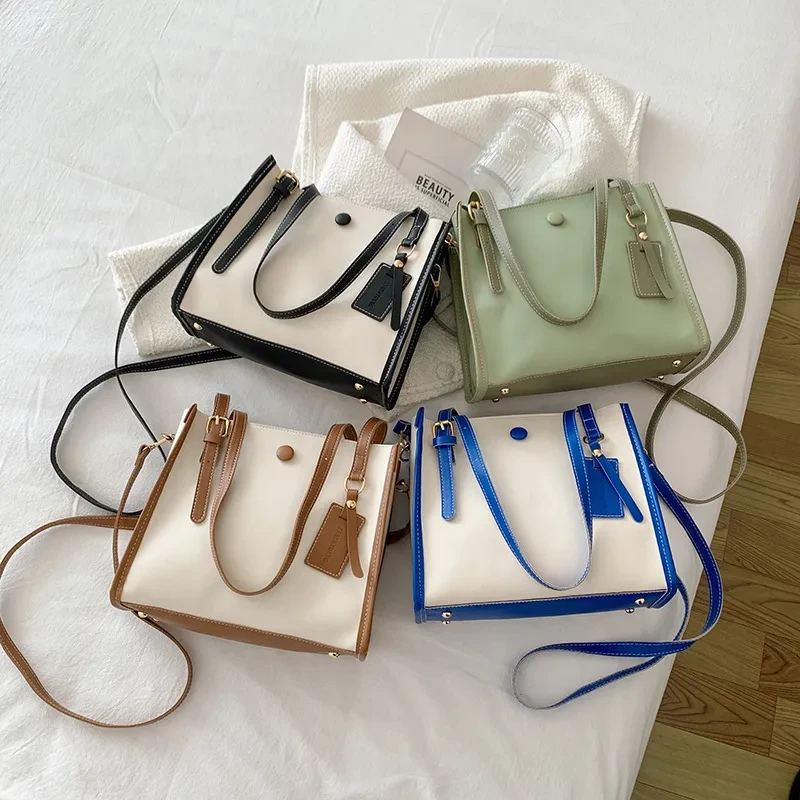 Fashion Stitching Popular Shoulder Messenger Bag