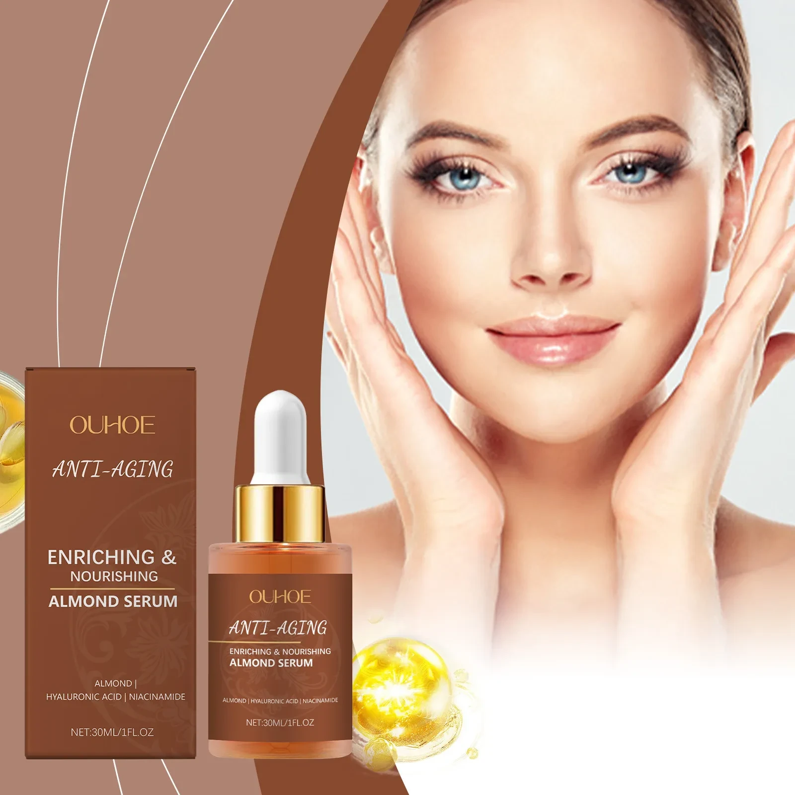 Moisturizing Facial Skin Firming And Brightening Care Solution