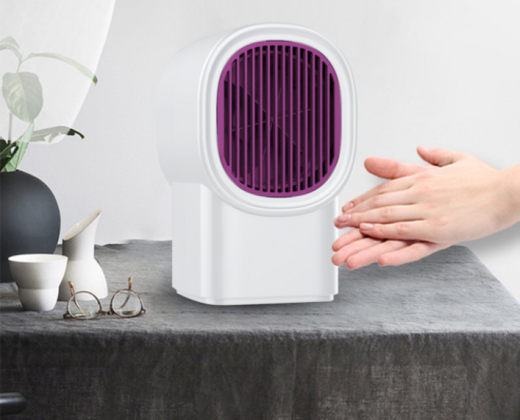 Electric Heater 500W Portable Mini Desktop Warme Heater Fan Winter Warm for Car Home Office Ceramic Fast Heat Handy Super Quiet
