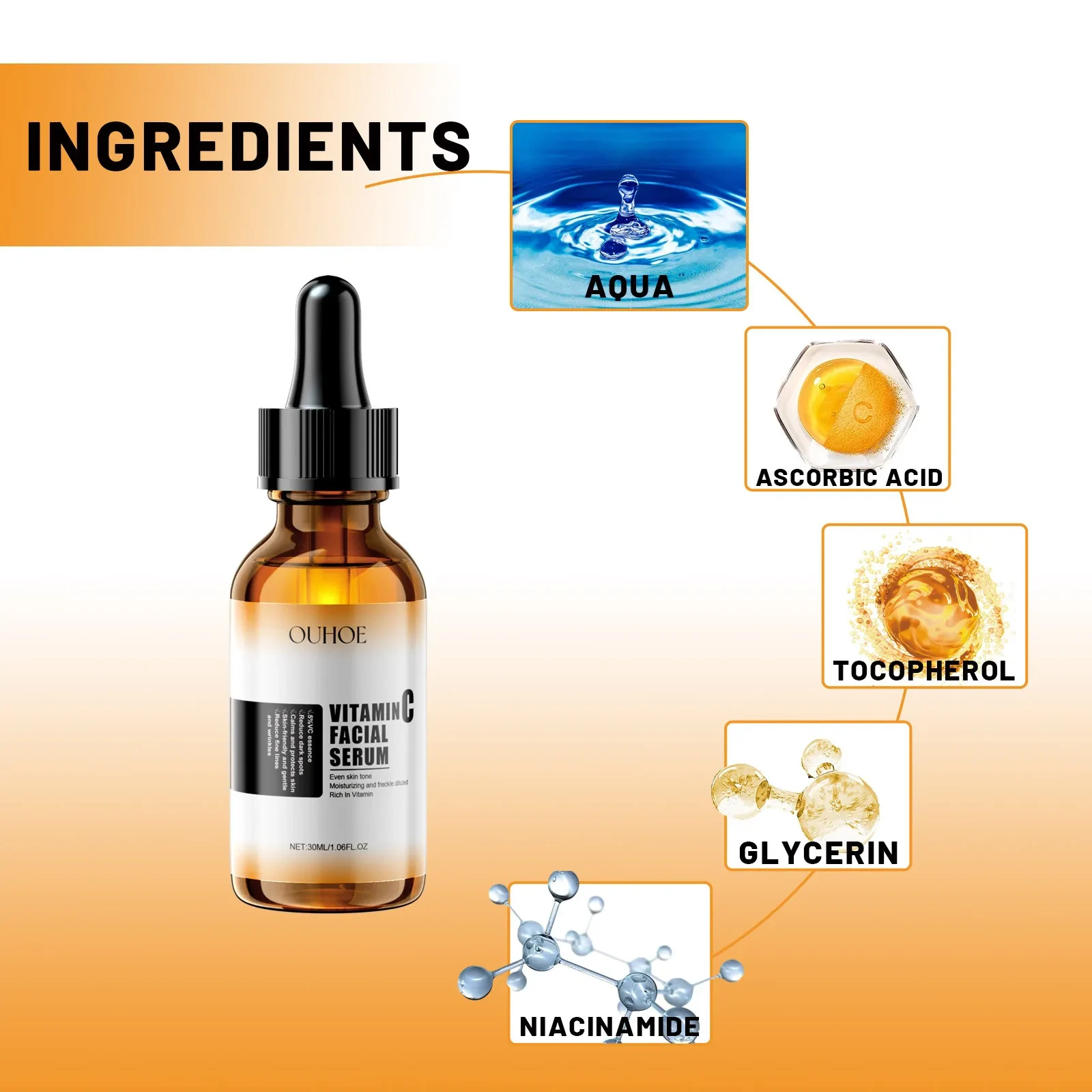 Facial Care Solution Skin Color Moisturizing And Nourishing