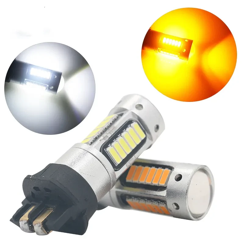 Car Daytime Running Light PW24W 4014 30SMD Led Steering