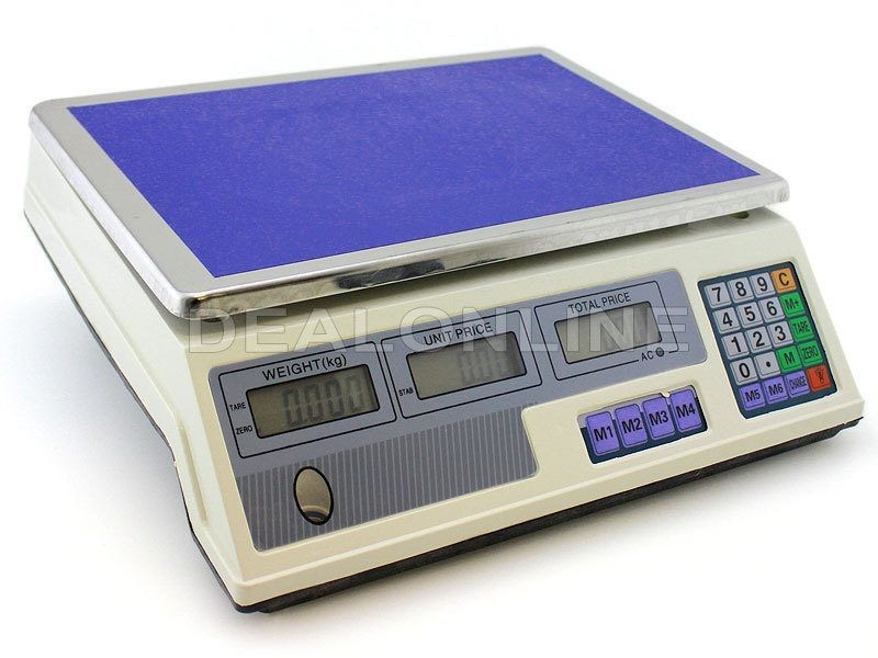 Digital Scale Rechargeable 40KG/5G LCD with Light