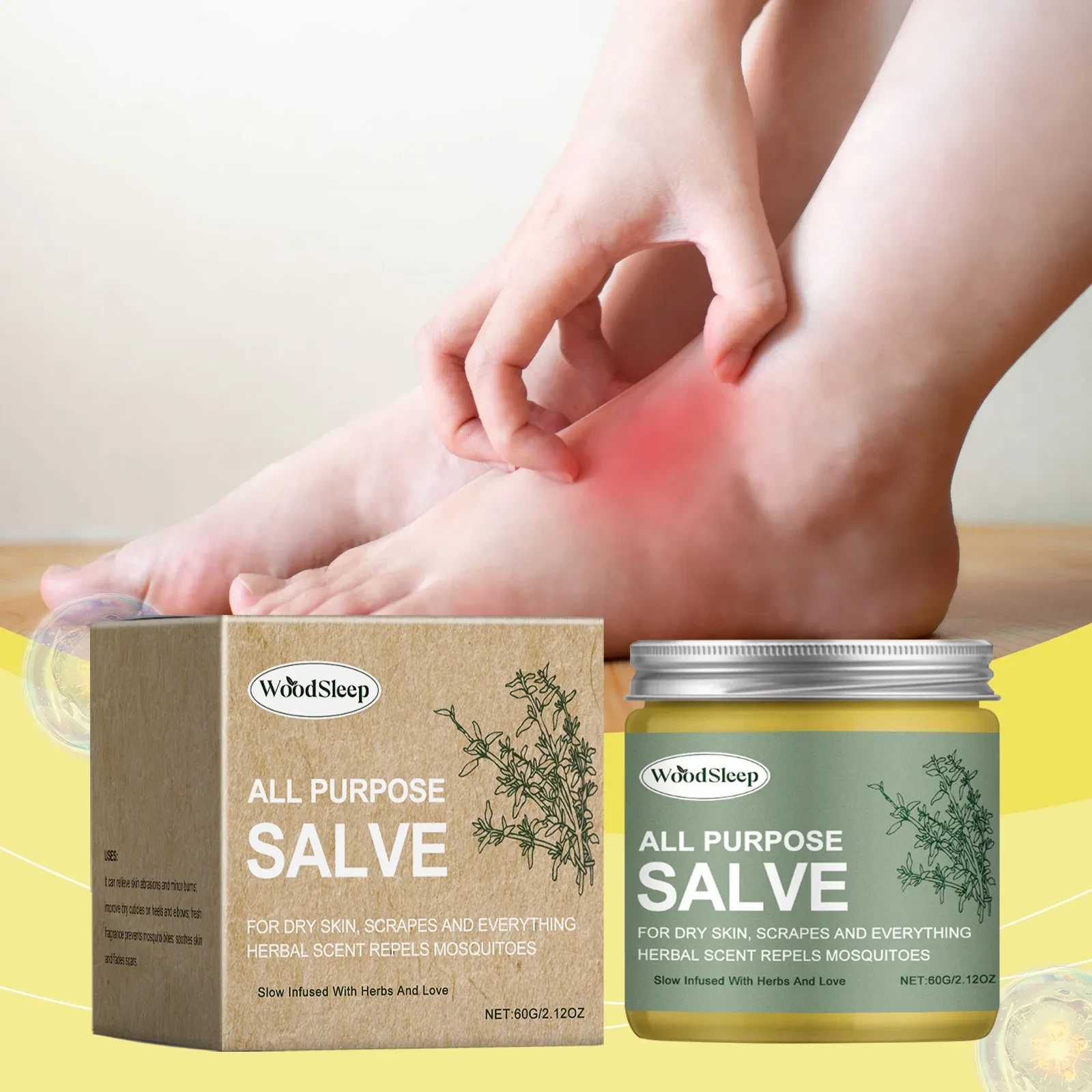 Herbal Ingredients Gentle Soothing Skin Discomfort External Use Care Cream