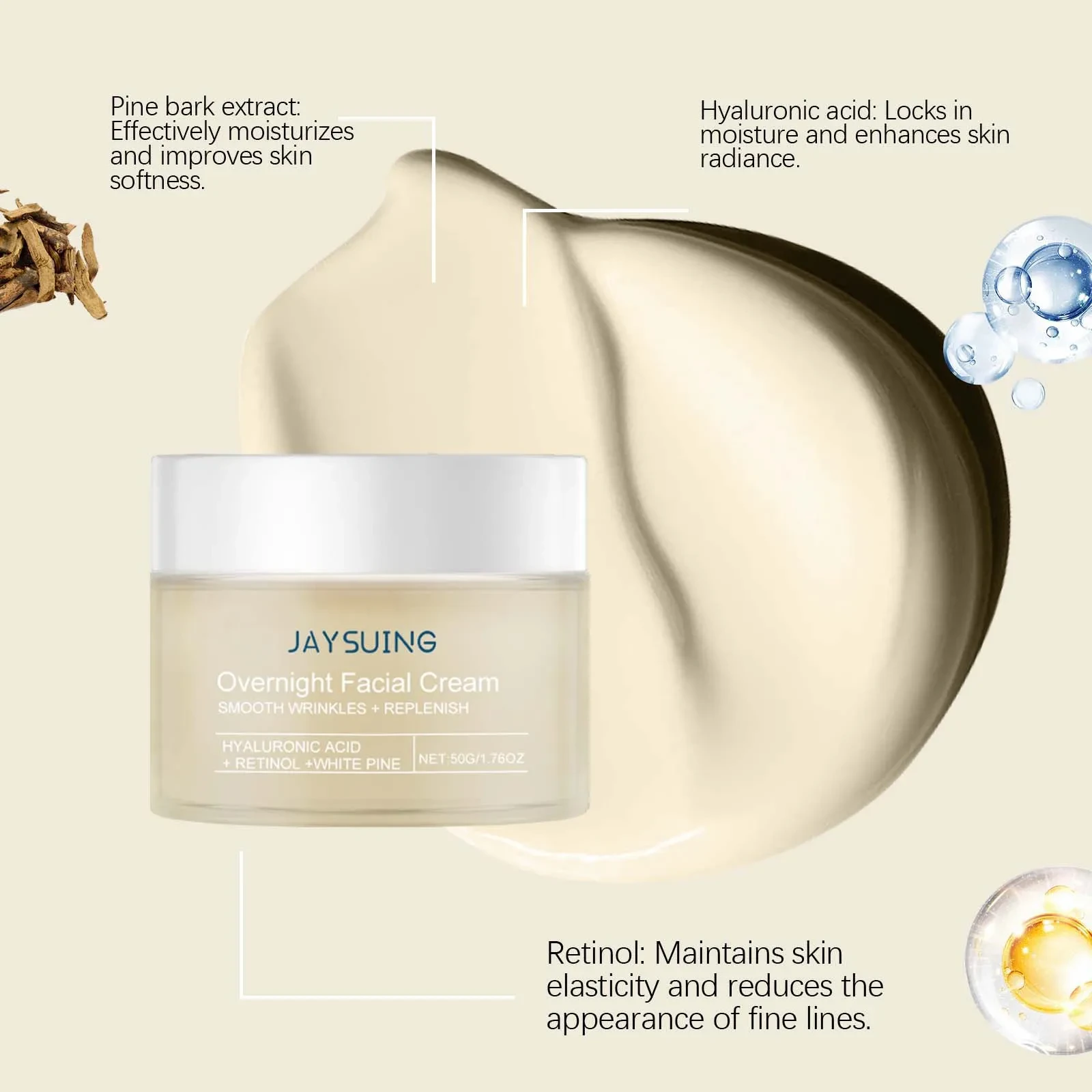 Moisture Replenishment Facial Care Brightening And Tender Skin Nourishing Moisturizing Cream