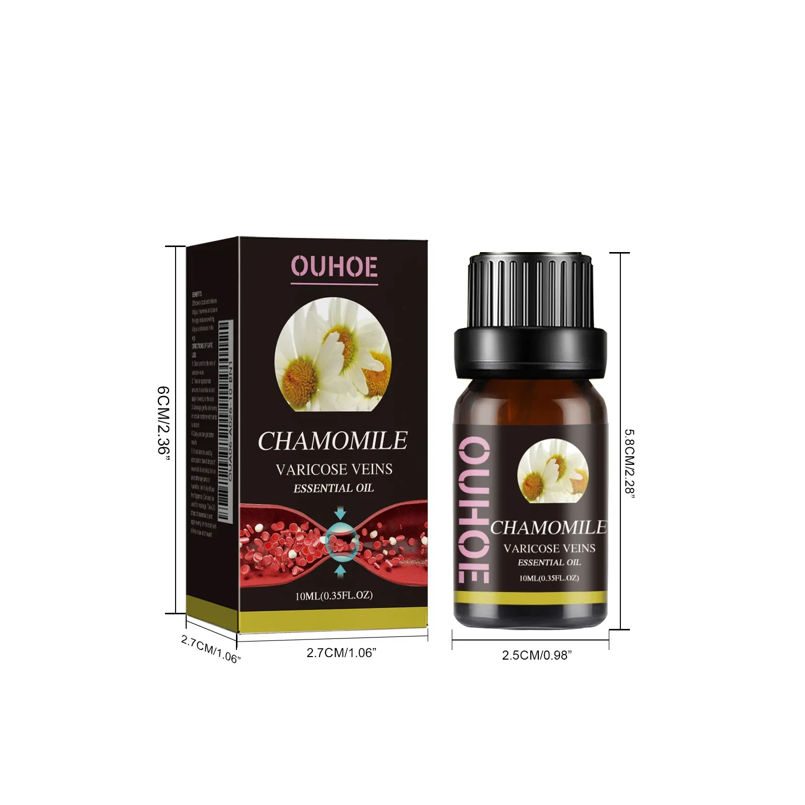 Chamomile Leg Essential Oil Care Leg Skin Relieve Discomfort Massage Essential Oil