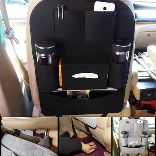 Felt Seat Back Car Storage Bag