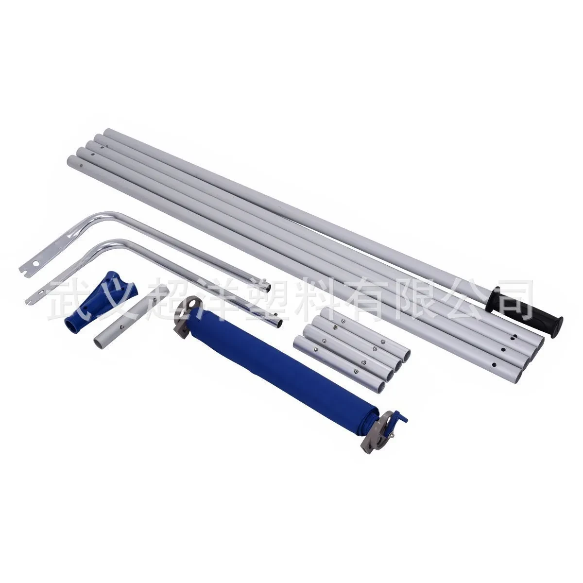 Roof Snow Removal Rake Retractable Long Handle Aluminum Snow Shovel