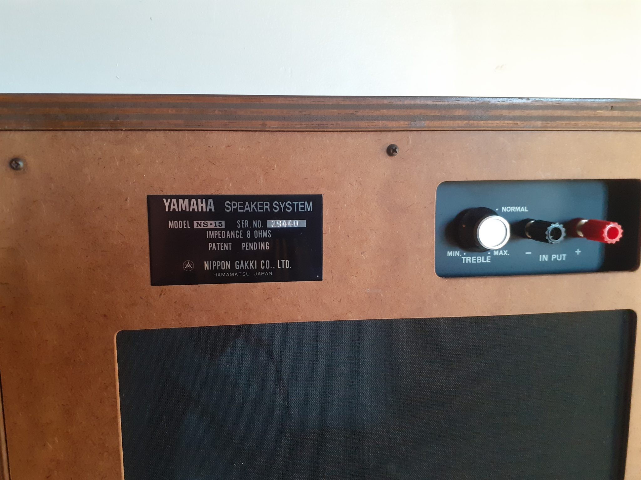 Yamaha NS-15 Speakers (1969) - Rare Model Amazing Condition