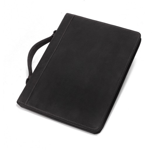 Vintage Crazy Horse Leather Handbag Tablet Computer Leather Sleeve
