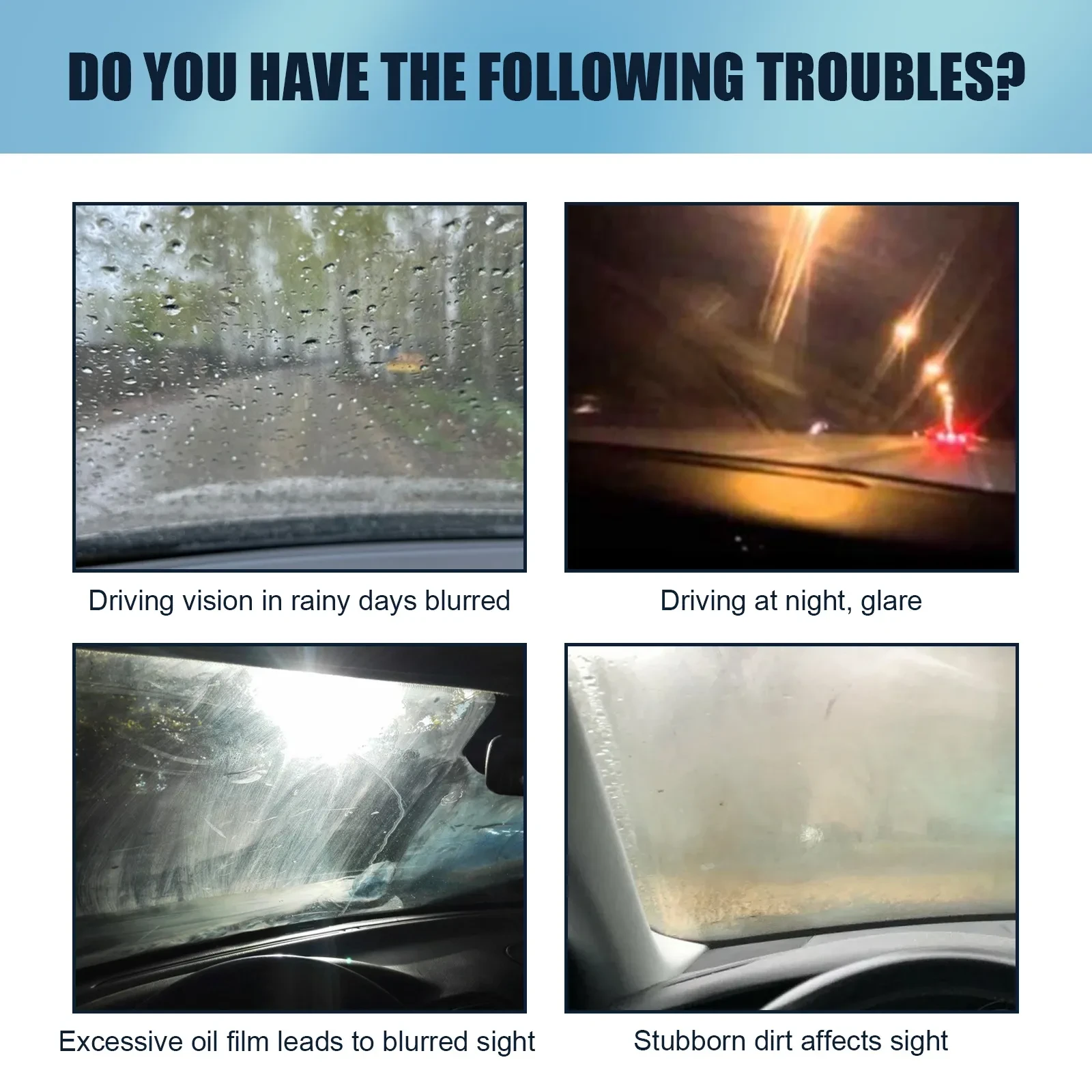 Car Window And Windshield Decontamination Oil Film Remover Paint Repair