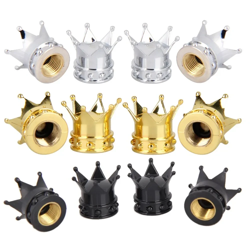 Crown modified tire valve cap