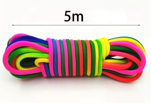 5-10m Jump Rope Rubber Band Motion Toy Kids Skipping Rope Ropes Training Jump Kids Toys Jumping Workout Exercise Nylon Girl Gift