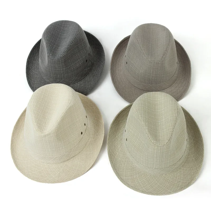 Middle-aged And Elderly Men Fedora Hat Thickened