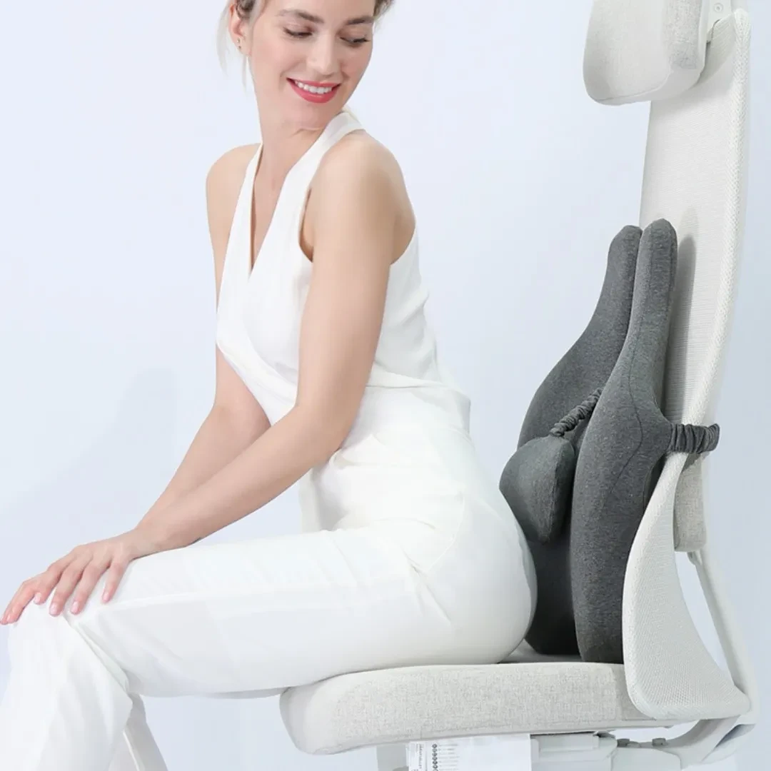 Car Cushion Adjustable Memory Foam Waist Support