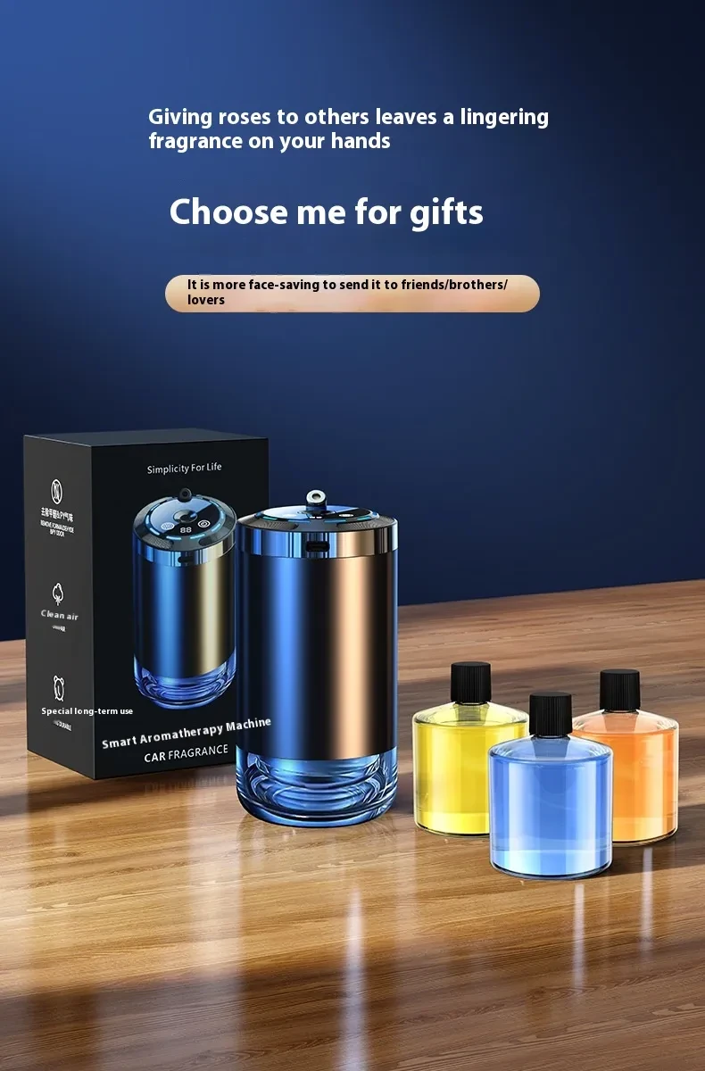 Car Intelligent Aromatic Diffuser Car Perfume Decoration Humidifier