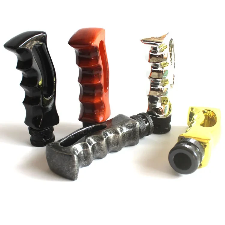 Car Personality Modification Knife Handle-shaped Car Gear Head Metal Decoration