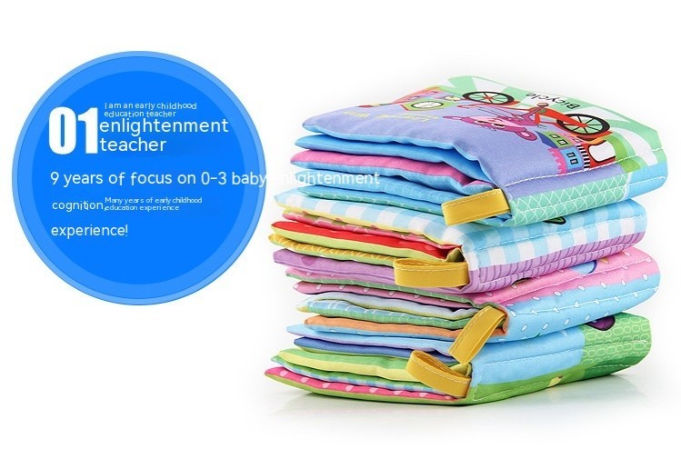 Baby Cloth Book Teaching Aids Development Early Childhood Education Toys
