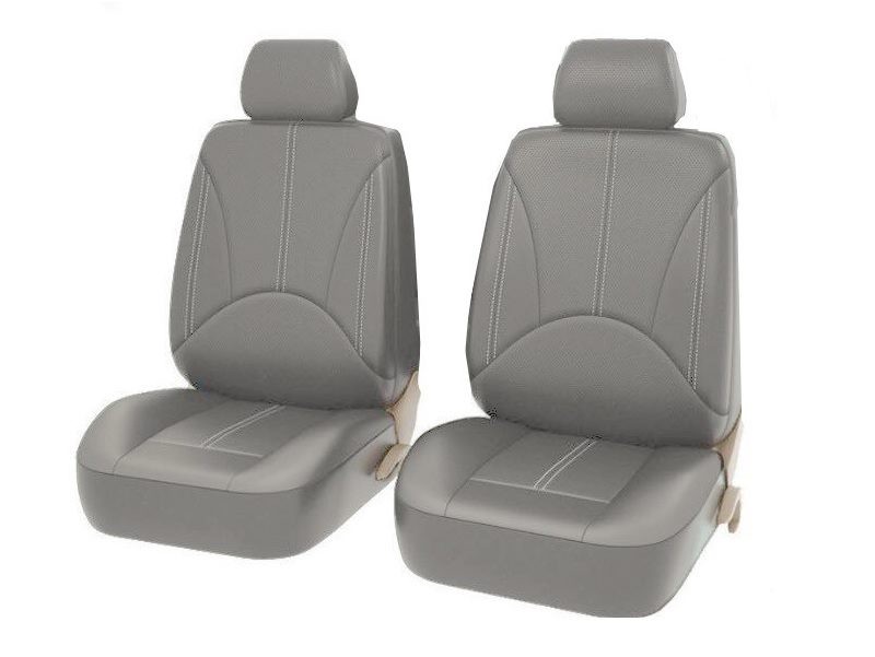 PU Leather Car Seat Cover Protector for 2 Front Seats Set